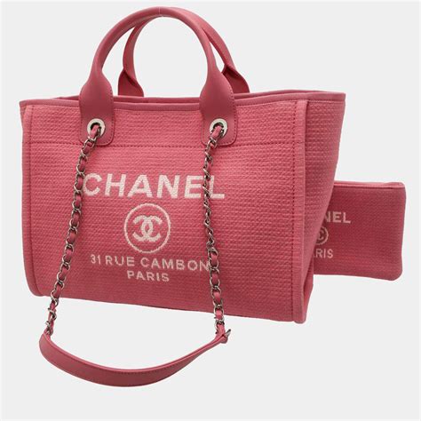 chanel deauville tote small new